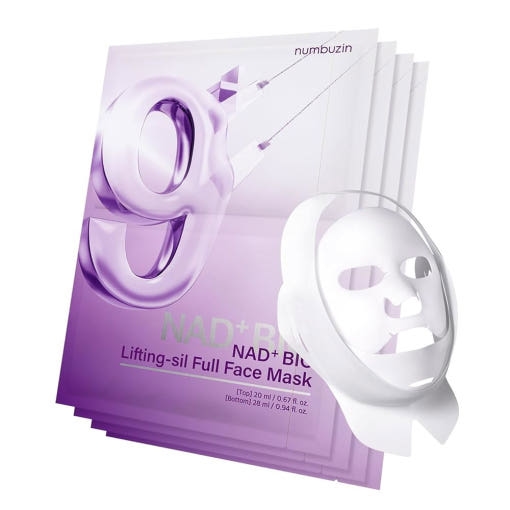 No. 9 NAD Bio Lifting-sil Full Face Pack Sheet (4ea+GWP) (1 box (4EA))