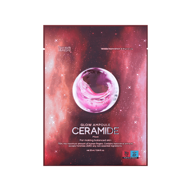 Glow Ampoule Ceramide Mask (25 ml 
* 10 ea)
