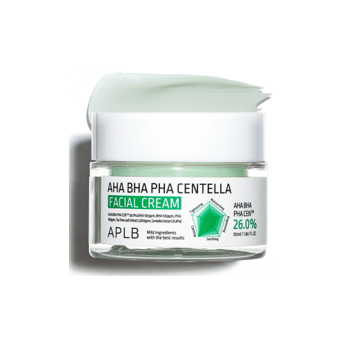 AHA BHA PHA Centella Facial Cream (55ml)