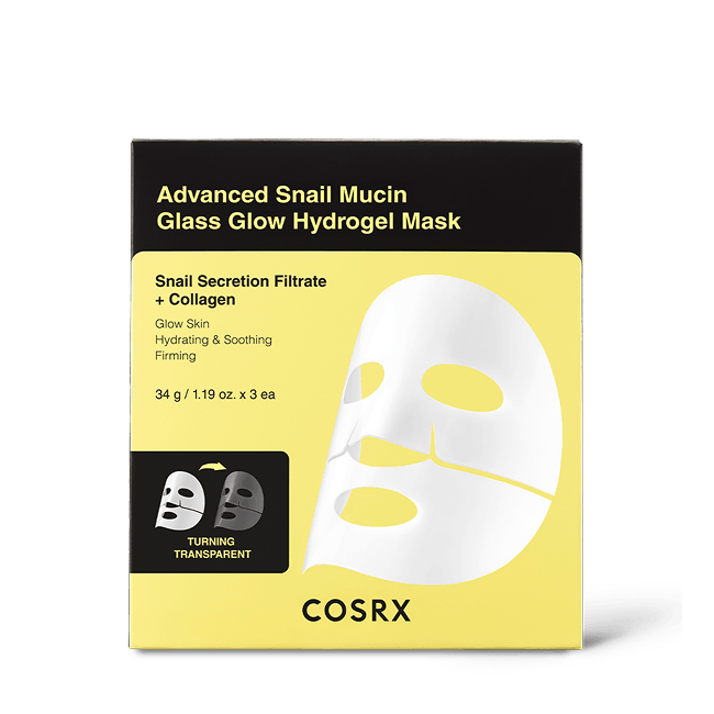 Advanced Snail Mucin Glass Glow Hydrogel Mask (3ea) (34 g x 3 ea)
