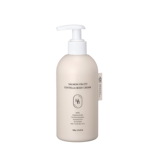 Salmon Fruity Centella Body Cream (300ml)