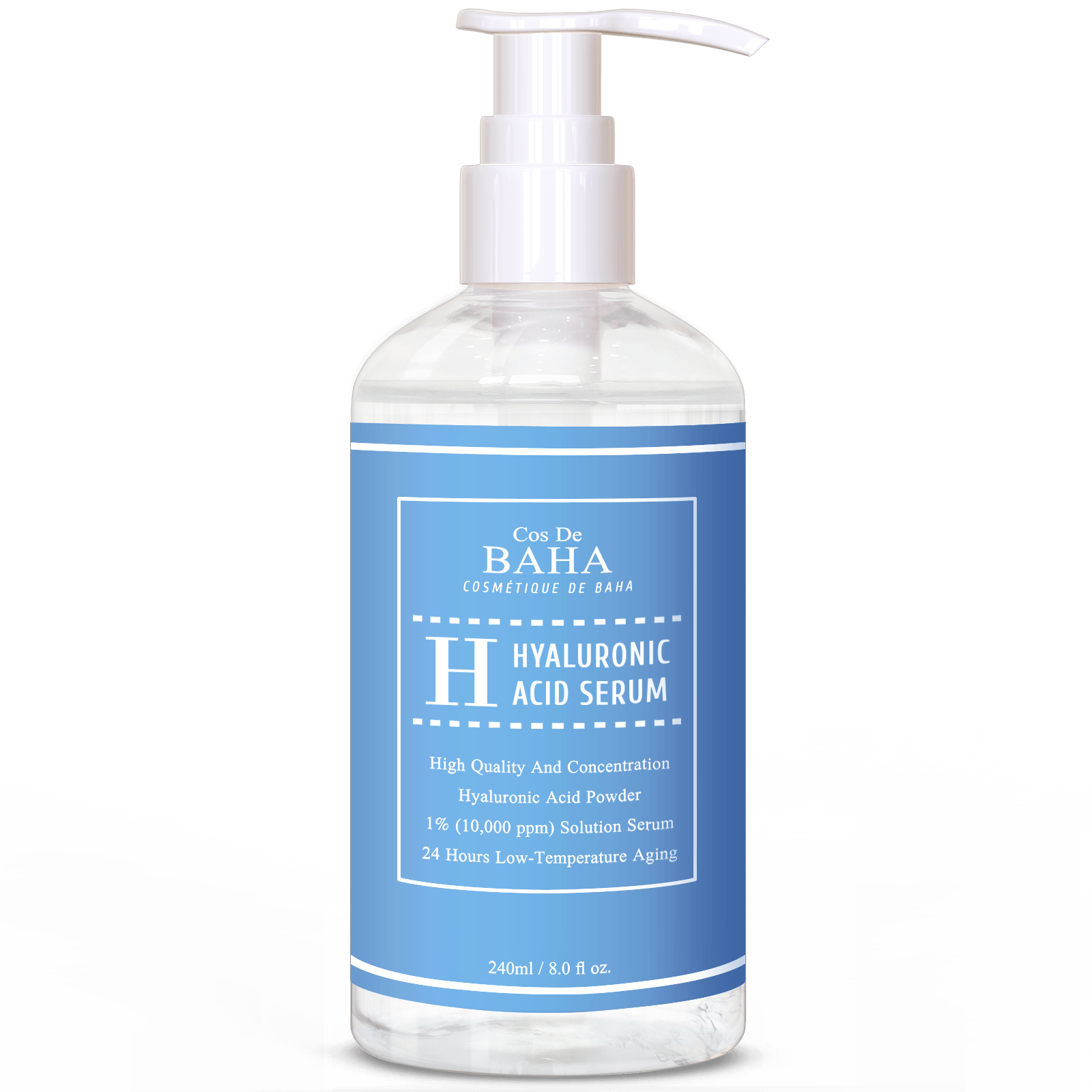 Pure Hyaluronic 1% 10,000 ppm Serum (H240) (240ml)